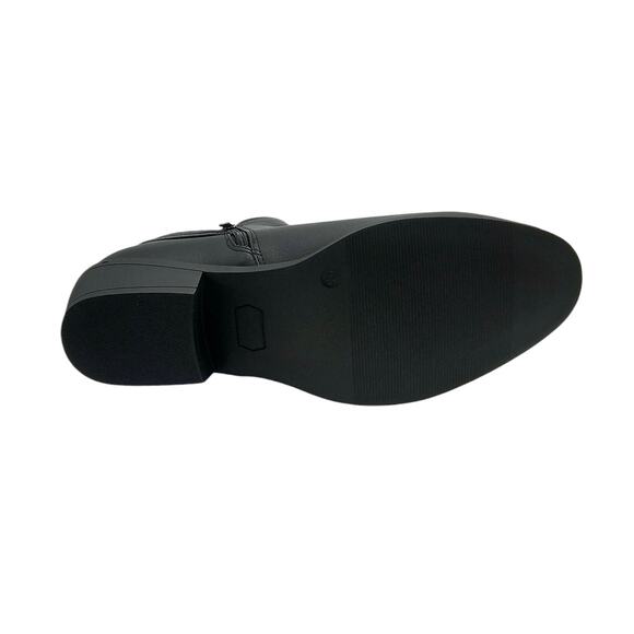 Vepose Black 911 Classic Ankle Boot with Zipper and Low Heel - Picture 8 of 9